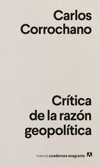 Cr&iacute;tica de la raz&oacute;n geopol&iacute;tica