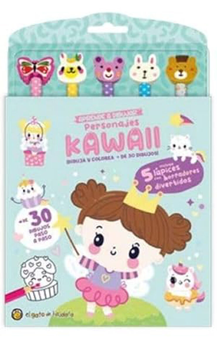 Lápices y gomitas - Kawaii
