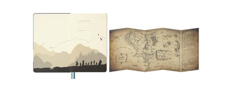 Agenda Moleskine tapa dura setmanal Large 2027 El Senyor dels Anells
