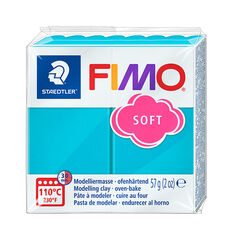 Pasta moldear Fimo Soft 57g turquesa