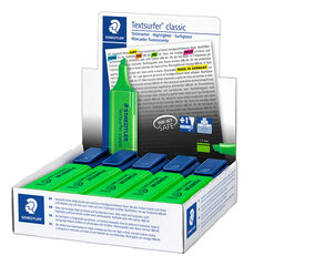Marcadores fluoresecente Staedtler Textsurfer verde 10u