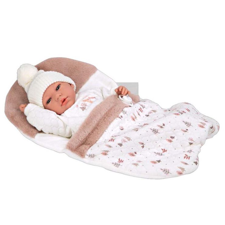 Nino Andie Rosa Amb Sac 40 Cm