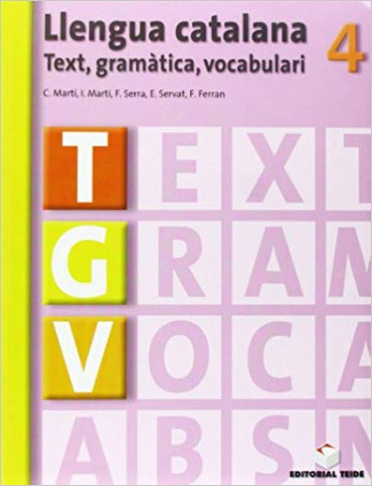 Tgv Text Gramàtica i Vocabulari 4T ESO Tgv Text Gramàtica i Vocabulari 4T ESO