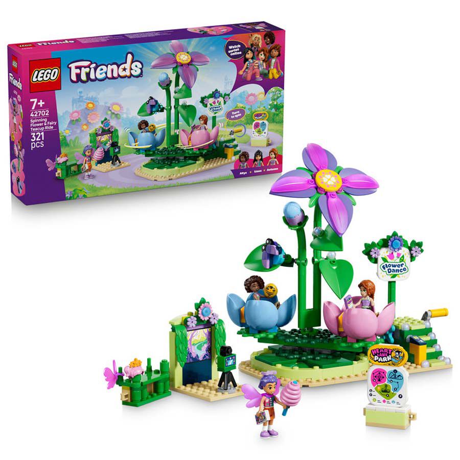 LEGO&reg; Friends Tazas Giratorias de Flor y Hada 42702