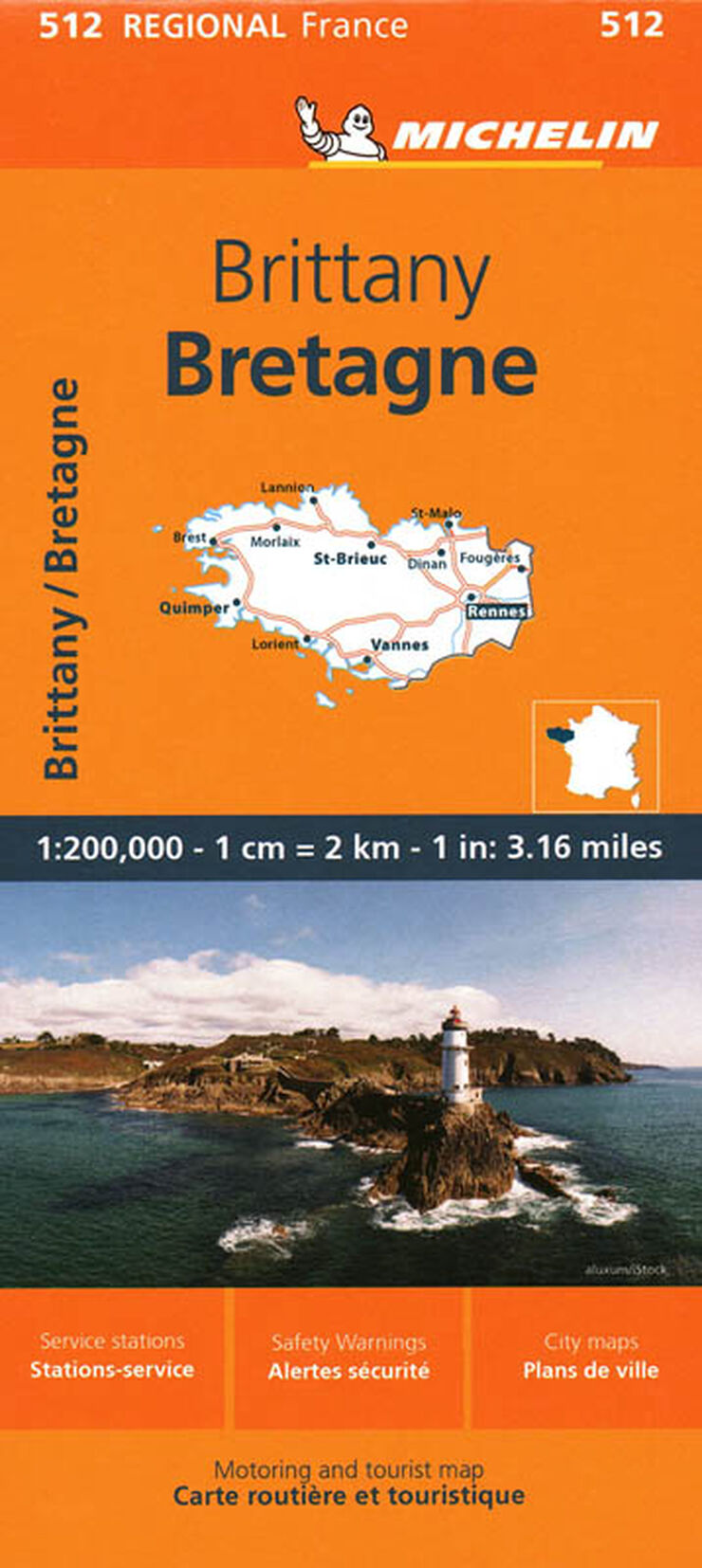 Mapa Regional Brittany/Bretagne