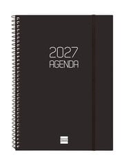 Agenda Finocam Opaque Setmana Vista Vertical 2027 Castell&agrave; Negre