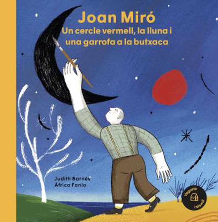 Joan Miró. Un cercle vermell, la lluna i una garrofa a la butxaca