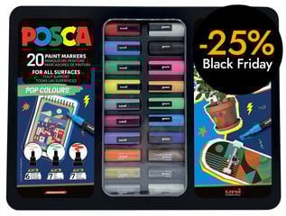 Maletí Posca 20u Pop + Làmines