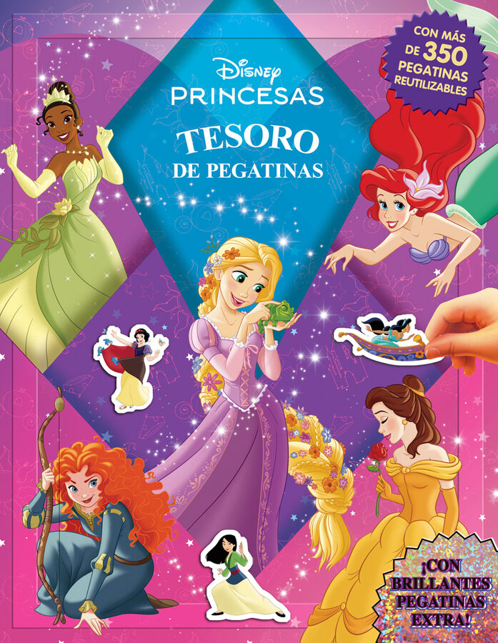 Princesas Disney: tesoro de pegatinas