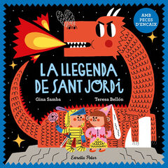 La llegenda de Sant Jordi amb peces d'encaix La llegenda de Sant Jordi amb peces d'encaix