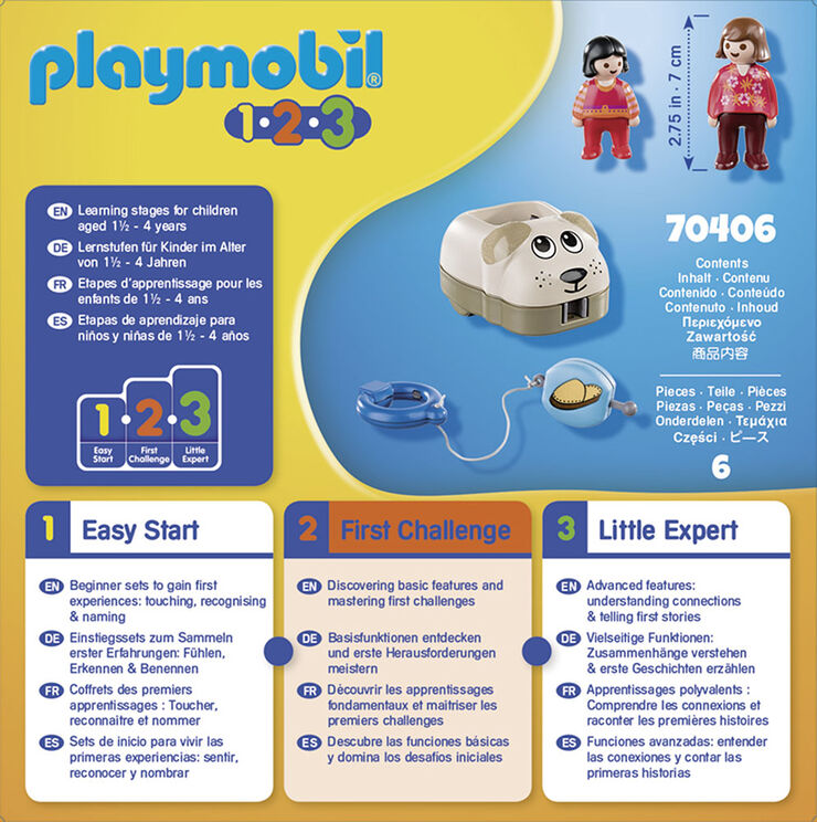 Playmobil 1.2.3 Mi Perro 70406