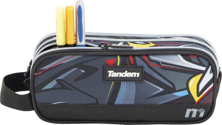 Estuche Tandem Graff 3 cremalleras