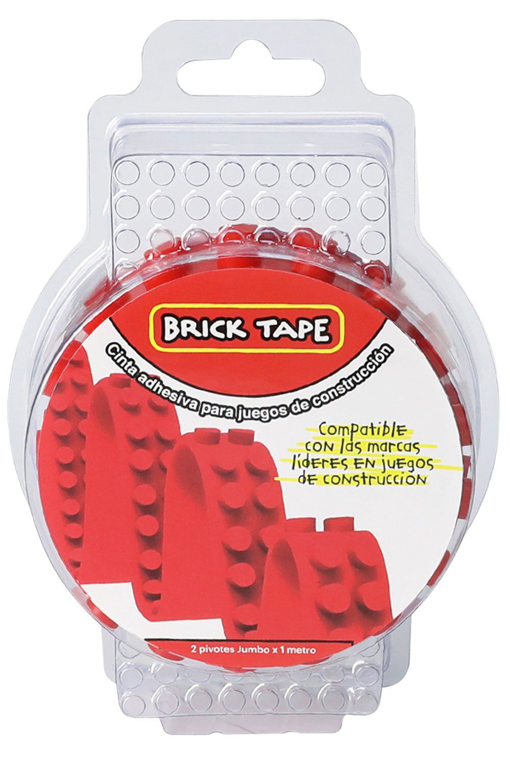 Brick Tape baby 2 pivotes 1000mm Rojo
