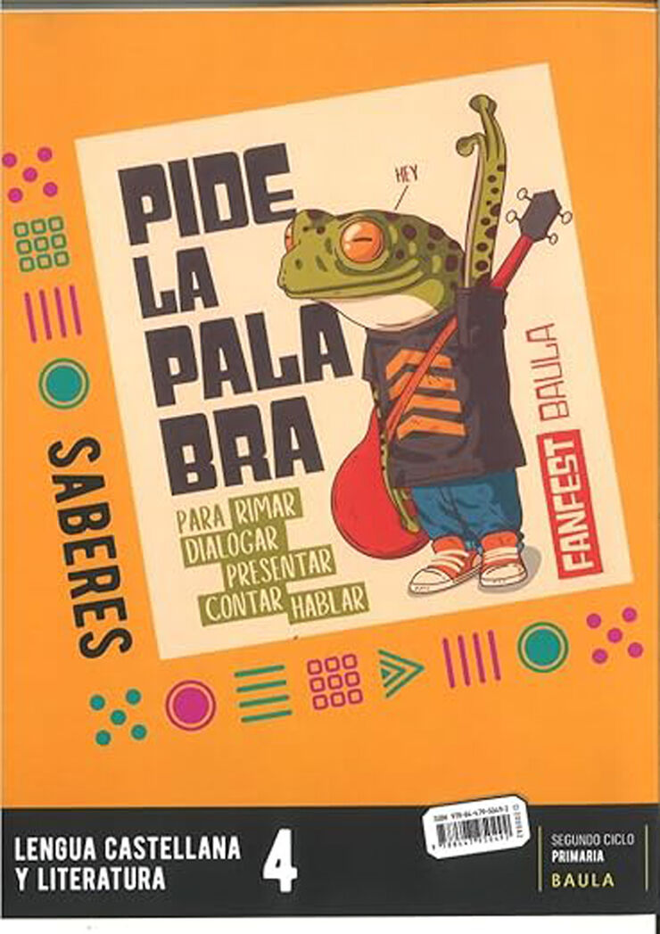Libro Saberes Lengua castellana y literatura 4º Primaria Fanfest