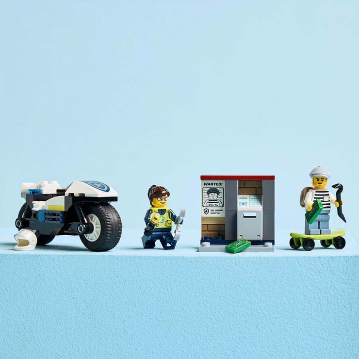 LEGO® City Persecución en Moto de Policía 60455