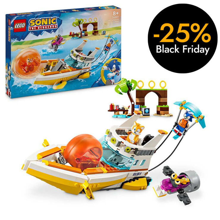 LEGO® Sonic Barco de Aventuras de Tails 76997