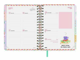 Agenda Finocam 16M Vitae 1/4 Sem/Vista Catal&aacute;n 2026-27 Rosa