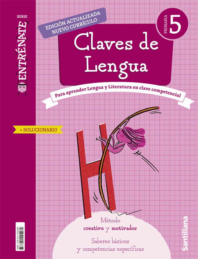 Cuaderno Claves de Lengua Serie Entr&eacute;nate 5&ordm; Primaria