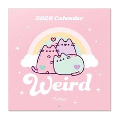 Calendario pared 2026 30x30cm Pusheen