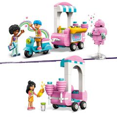 LEGO® LEGO Friends Puesto de Algodón de Azúcar y Moto 42643