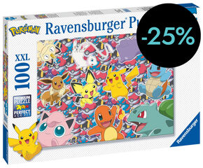 Puzle 100 piezas XXL Pokémon