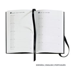 Agenda Miquelrius Passport Setmana Vista Multiling&uuml;e 2027 Luxor Vermell