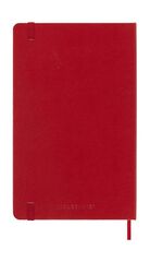 Agenda Moleskine 12m día/pág 2025 L rojo