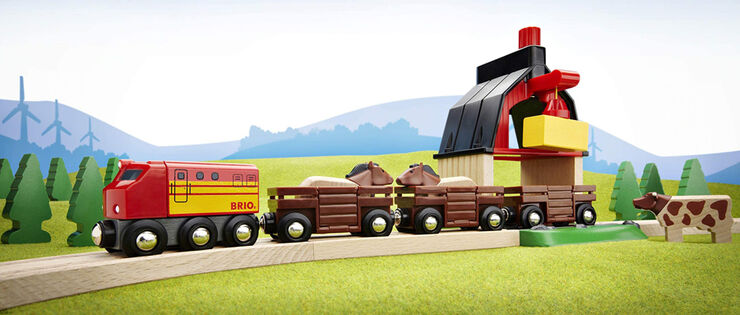 Brio Set Circuit Tren Amb Granja