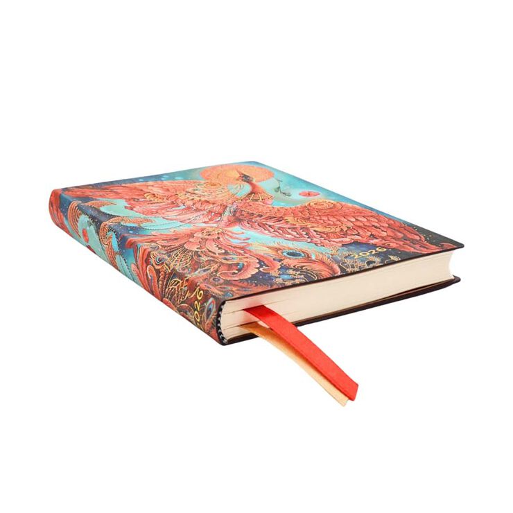 Agenda Paperblanks Flexi Ocell de Foc Mini apaïsada setm/vista cas 2026