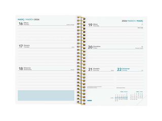 Agenda Finocam escolar Secundària 1/8 setm/vista cat 2025-26 tropic
