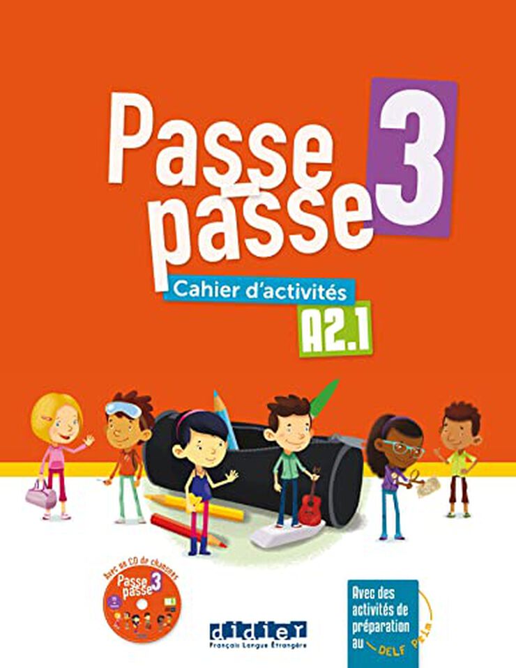 Passe Passe 3/Cahier+Cd Primria 6 Didier 9782278093199