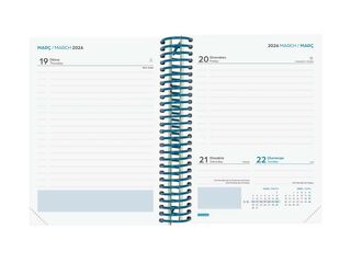Agenda Finocam escolar Diva 1/8 dia/pàg cat 2025-26 selva