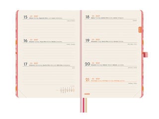 Agenda Finocam Design Semana Vista Horizontal 2027 Catal&aacute;n Lema