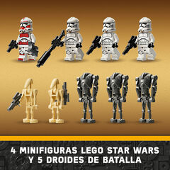 LEGO®  Star Wars TM Pack de Combate: Soldado Clon y Droide de Combate 75372