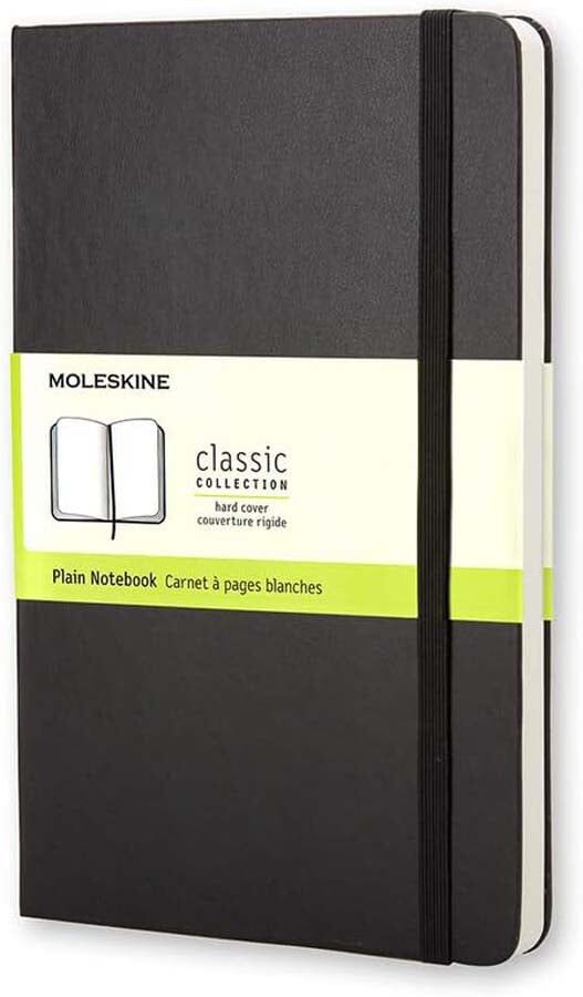 Libreta Moleskine P liso negro