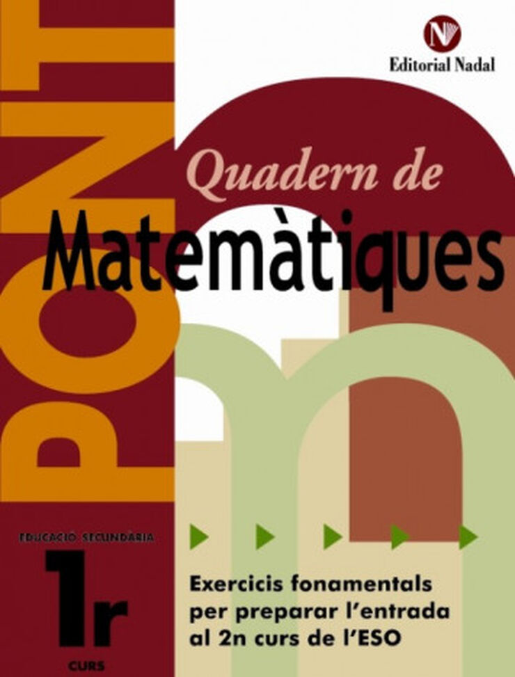 Matemàtiques Pont 1r Eso Nadal Matemàtiques Pont 1r Eso Nadal