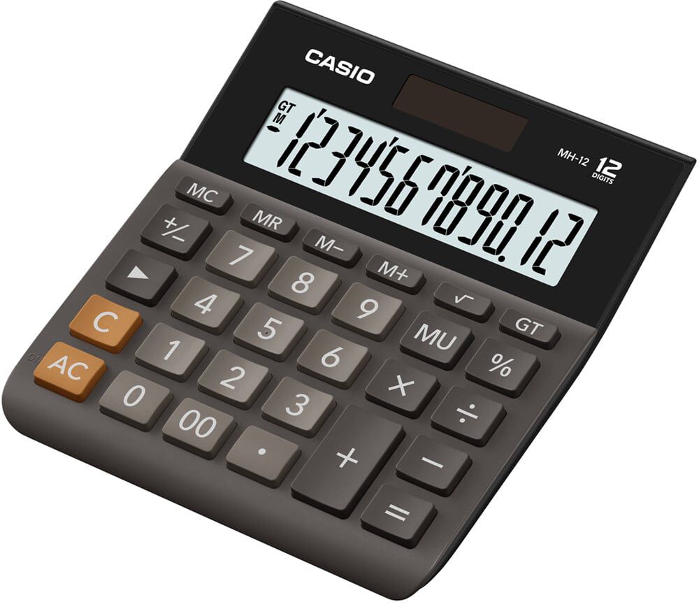 Calculadora Sobretaula Casio MH-12 BK