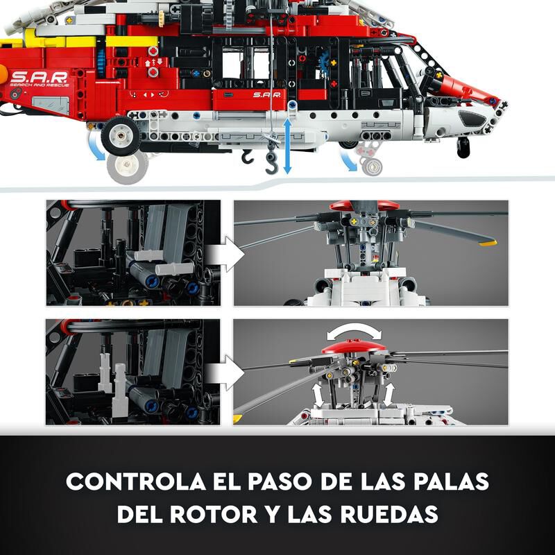 Lego technic helicóptero de hot sale rescate