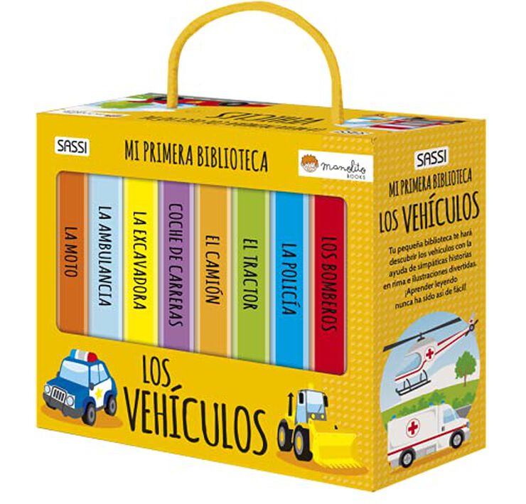 Los Vehiculos. Mi Primera Biblioteca. Edic. ilustrado