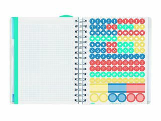Agenda Professor Personal | 1/4 Setmana Vista, Castell&agrave; (2026-2027) &ndash; Blau