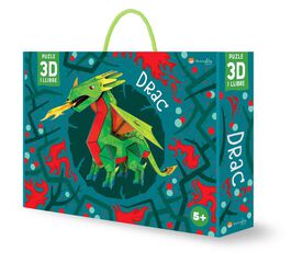 Puzle y libro 55 piezas Drac 3D Puzle y libro 55 piezas Drac 3D