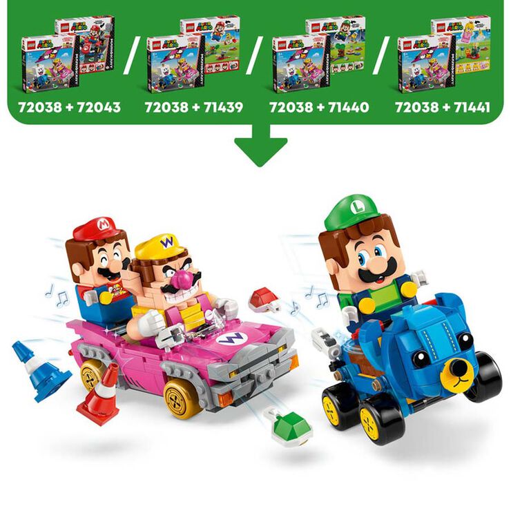LEGO® Super Mario Mario Kart™ – Wario i Rei Boo 72038