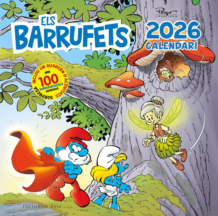 Calendari Barrufets 2026