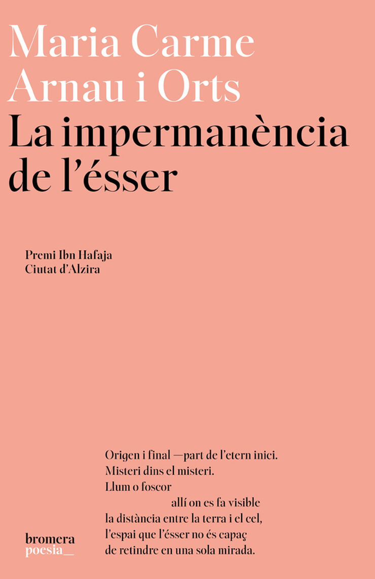 La imperman&egrave;ncia de l'&eacute;sser