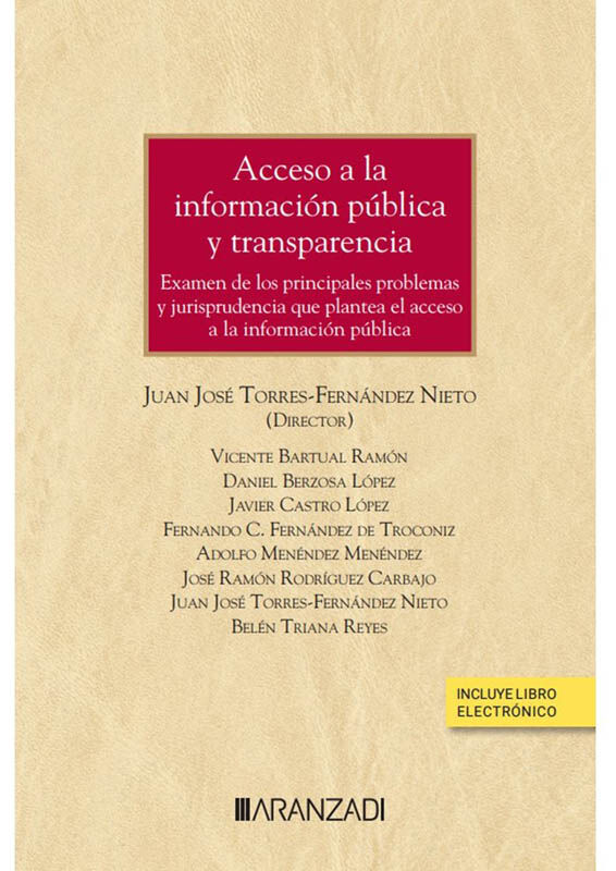 Acceso a la informaci&oacute;n p&uacute;blica y transparencia (Papel + e-book)