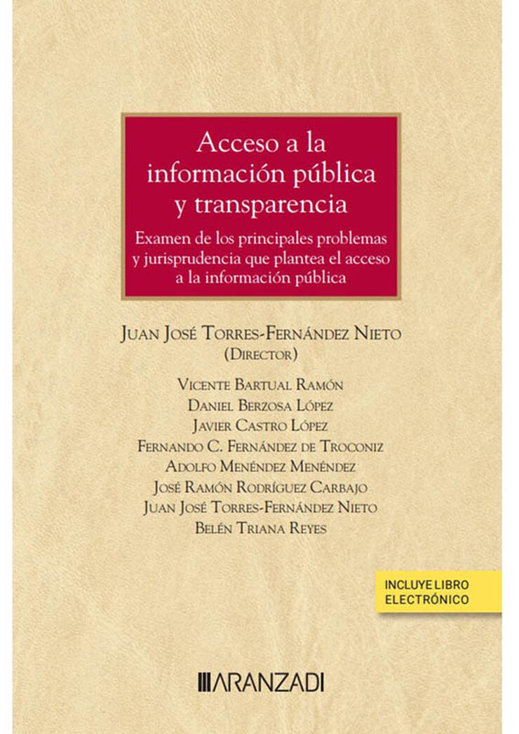 Acceso a la información pública y transparencia (Papel + e-book)