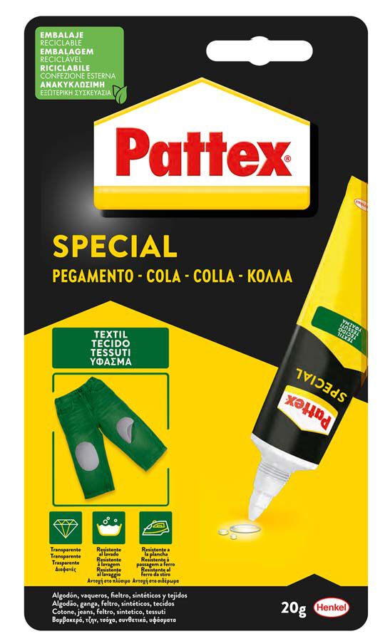 Cola instant&agrave;nia t&egrave;xtil Pattex 20g