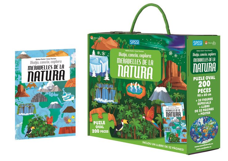 Puzle i llibre 200 peces Maravelles de la natura