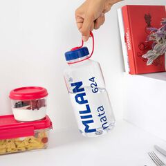 Botella tritan Milan Nata 624 1l transparente