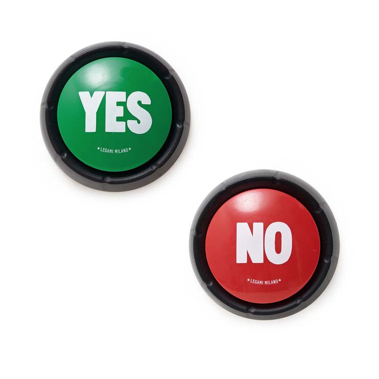 Set 2 botons Yes&No Legami